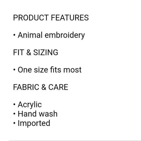 CHAPS French Bulldog Embroidered Beanie (NWT) - Picture 7 of 7